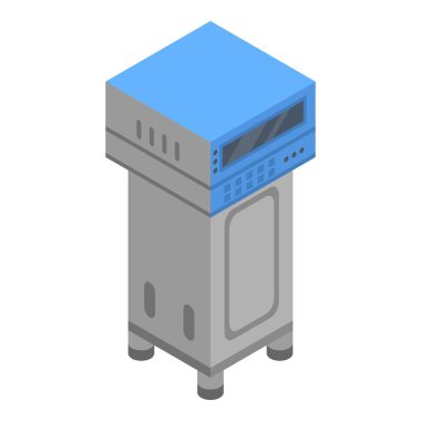 Cerrahi elektronik cihaz simgesi, izometrik stil