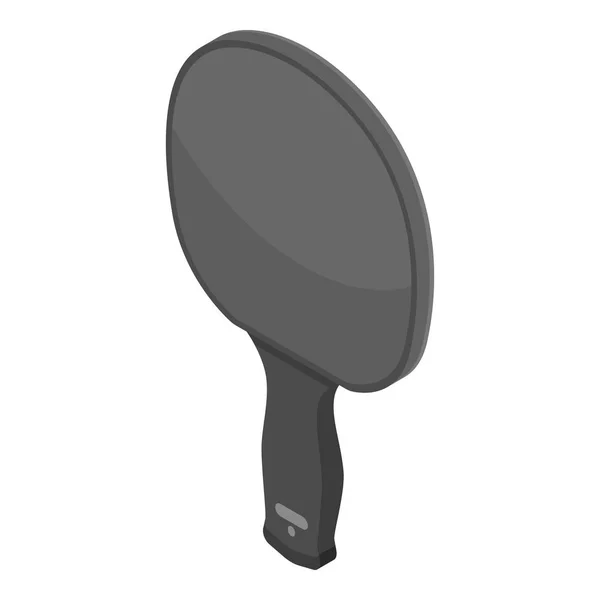 Raqueta de tenis de mesa icono caso, estilo isométrico — Archivo Imágenes Vectoriales
