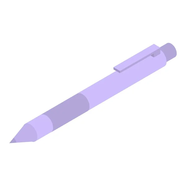 Rubberen pen icoon, isometrische stijl — Stockvector