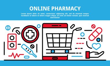 Online eczane afiş, anahat tarzı