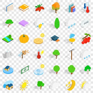 Yıldırım Icons set, izometrik stili