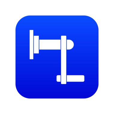 Twist araç simgesi dijital mavi