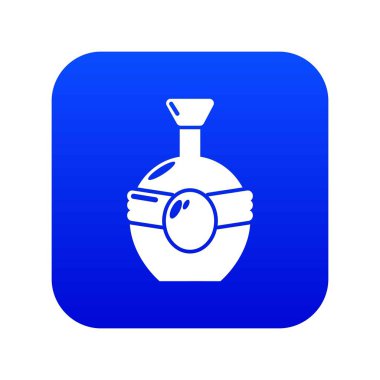 Viski simgesi mavi vektörü