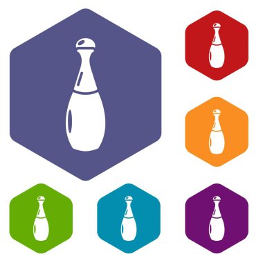 Parfüm şişe lavanta simgesi, basit siyah stil