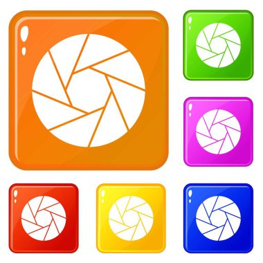 Küçük nesnel simgeler vektör rengini ayarlar