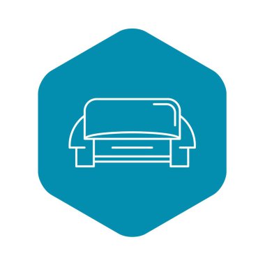 Modern kanepe simgesi, anahat stili