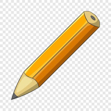 Sarı kalem simgesi, karikatür tarzı