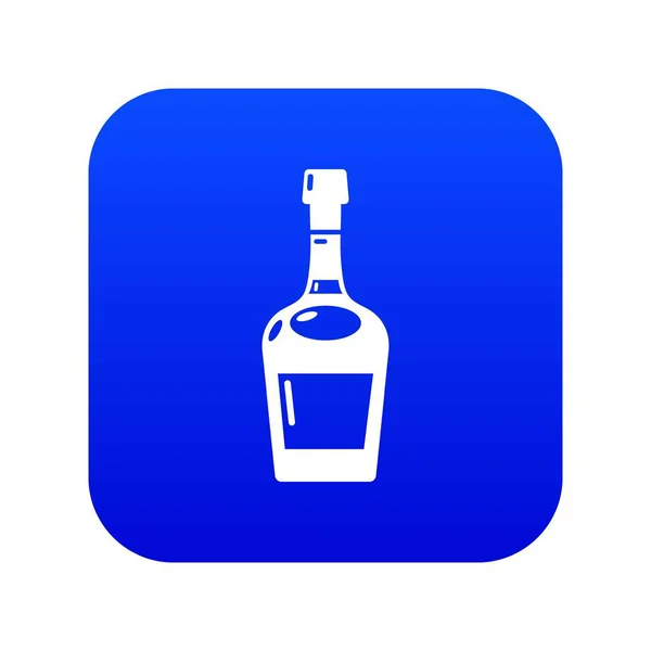 Alcohol pictogram blauwe vector — Stockvector