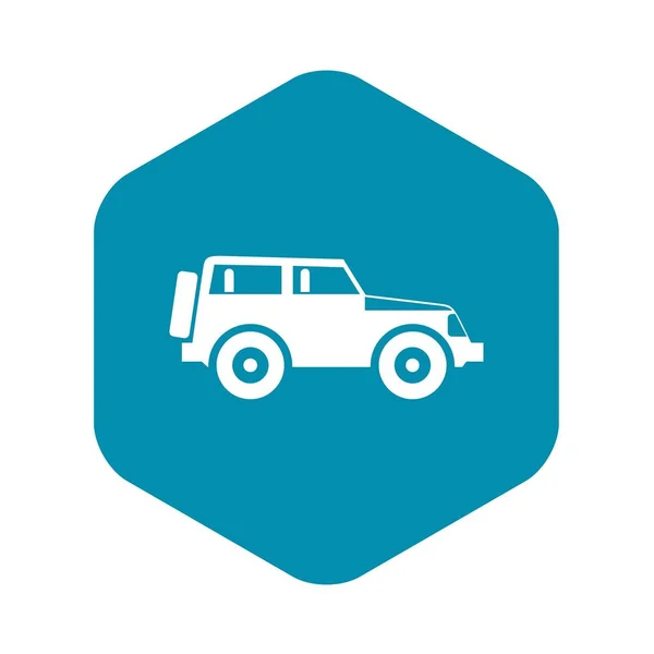 Jeep icon in simple style — Stock Vector