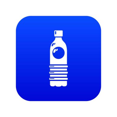 Su şişesi simgesi mavi vektör