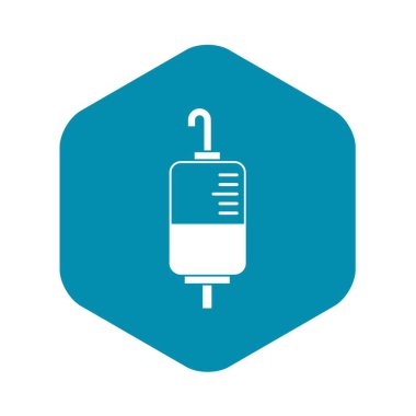 Kan bağışı simgesi, basit tarzı