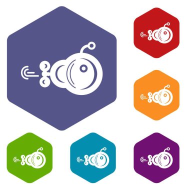 Bathyscaphe simgesi, basit tarzı.