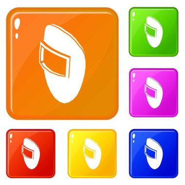 Maske simgeler kaynak vektör renk ayarla