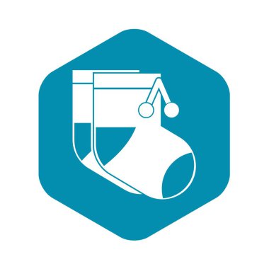 Bebek çorap simgesi, basit tarzı