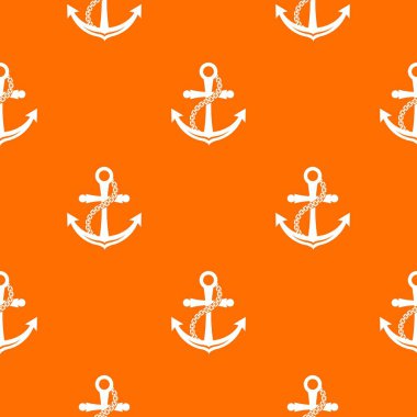 Çapa tasarlamak turuncu vektör