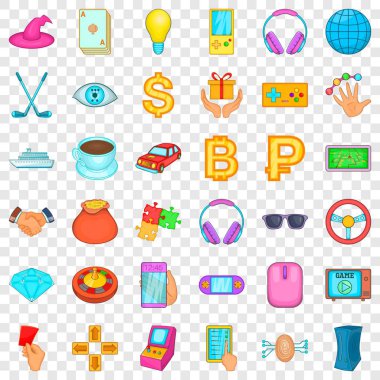 Icons set kumar, karikatür tarzı