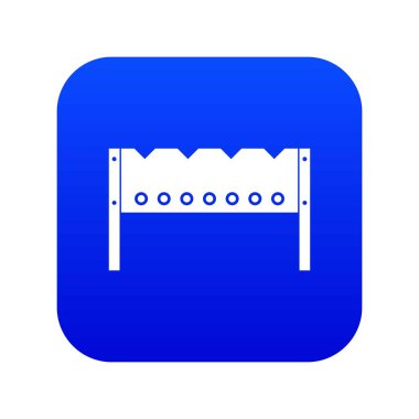 Brazier simgesi dijital mavi