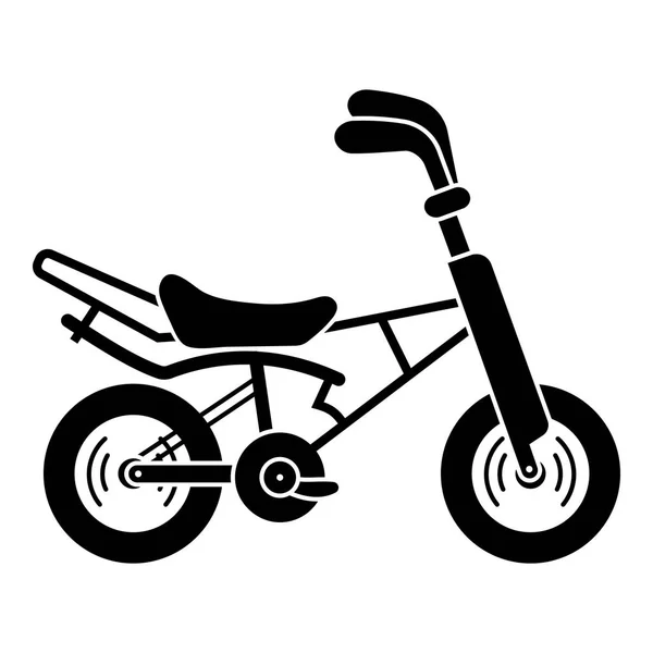 自転車アイコン、シンプルなスタイル — ストックベクタ