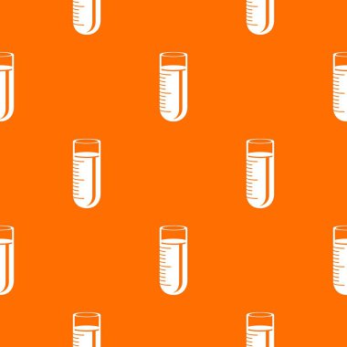 Su şişesi desen vektör turuncu