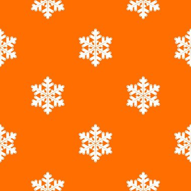 Kar tanesi desen vektör turuncu