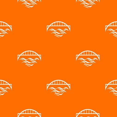 Köprü desen vektör turuncu