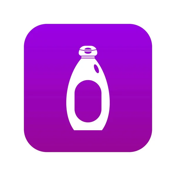 Cremeflaschen-Symbol digital lila — Stockvektor