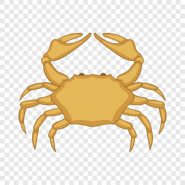 Krab pictogram, cartoon stijl — Stockvector