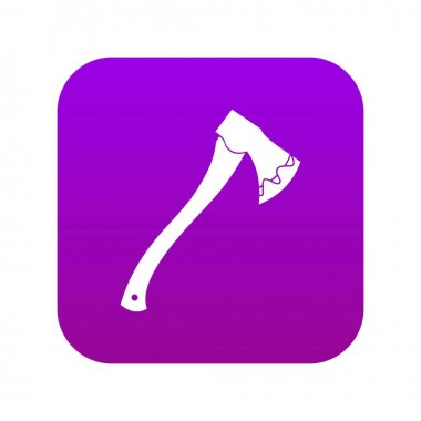 Axe Kan simgesi dijital mor