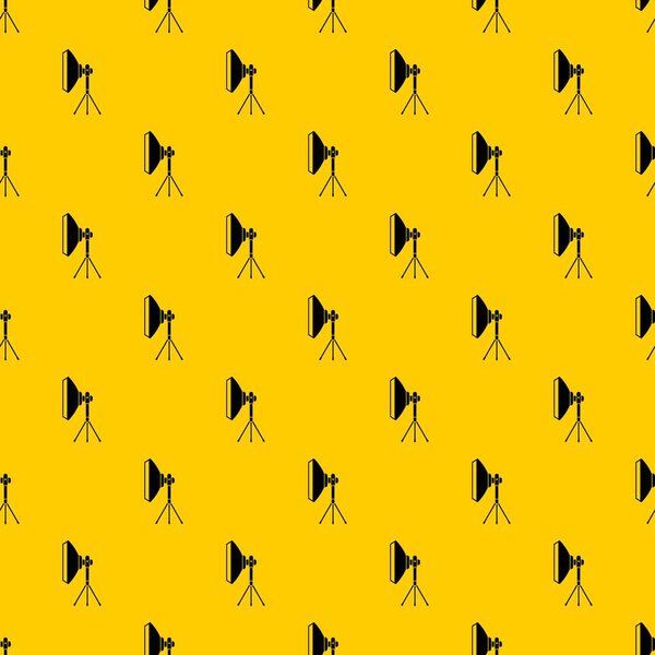Studio lighting equipment pattern vector