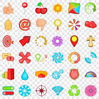 Ok Icons set, karikatür tarzı