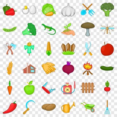 Sulama olabilir Icons set, karikatür tarzı