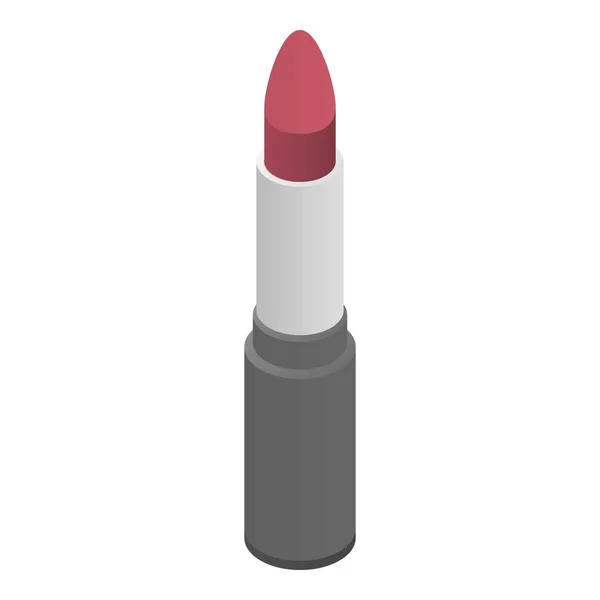 Fashion lipstick icon, isometric style — Stock Vector