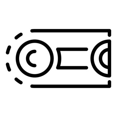 Montaj satırı rulo simgesi, anahat stili