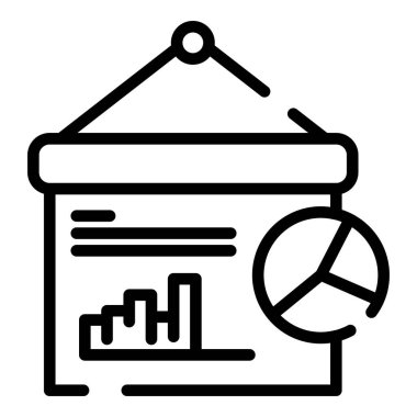 Finans grafiği simgesi, özet biçimi