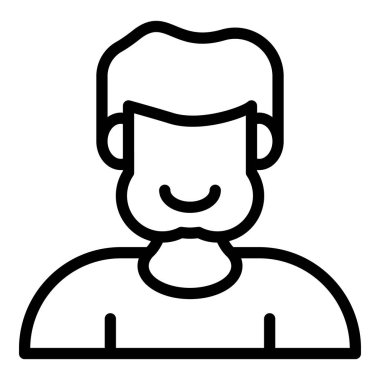 Kıdemli adam kilolu simgesi, anahat tarzı