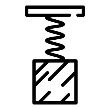 Bahar kuvveti simgesi, anahat stili