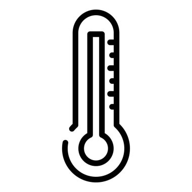 Termometre simgesi, anahat stili