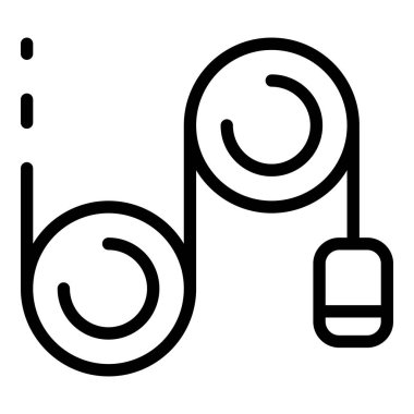 Transfer hareketi simgesi, anahat stili