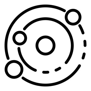 Gezegen selhareket simgesi modeli, anahat stili