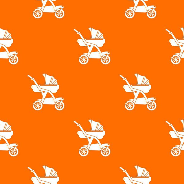 Дизайнер детских колясок оранжевый
