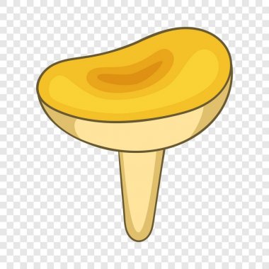 Safran mantar simgesi, karikatür tarzı