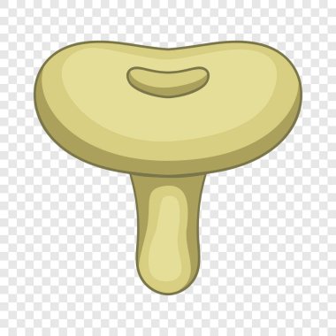 Lactarius pubescens mantar simgesi, karikatür tarzı