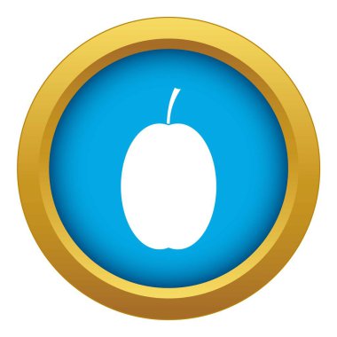 Erik simgesi mavi vektör izole