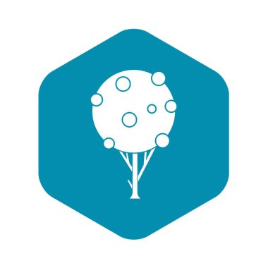 Ağaç meyve simgesi, basit tarzı ile