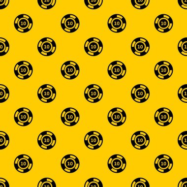 Casino çip desen vektörü