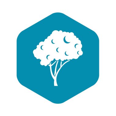 Ağaç simgesiyle, basit tarzı