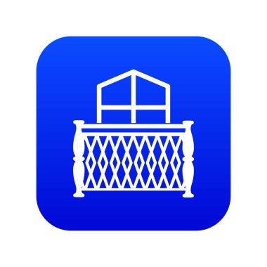 Balkon simgesi, basit tarzı