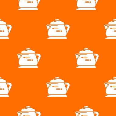 Kettle modern desen vektör turuncu