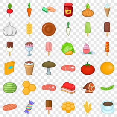 Tatlım Icons set, karikatür tarzı