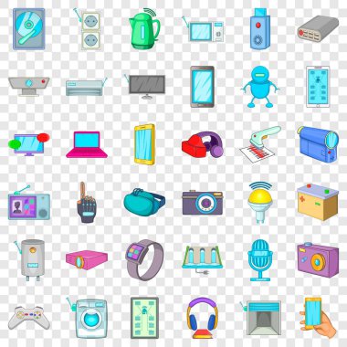 Ekran simgeleri kurulum, karikatür tarzı